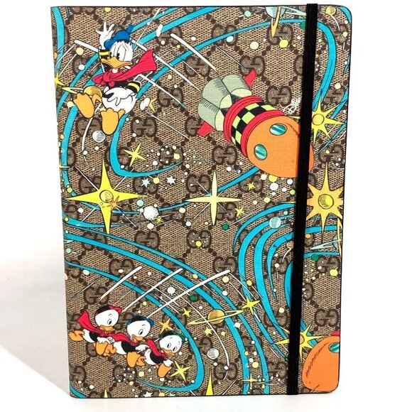 GUCCI DISNEY collaboration Donald duck Large Memo Pad Notebook Unused - Picture 1 of 9